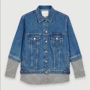 Maje DENIM TROMPE L’OEIL JACKET